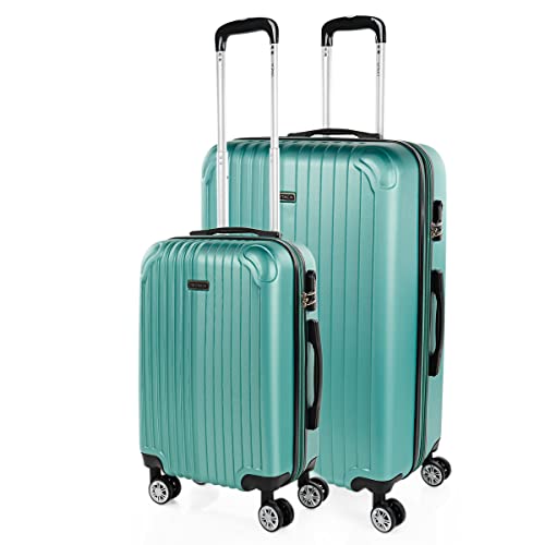 ITACA - Gepäck-Sets, Reisekoffer, Reisekoffer Set, Kofferset, Hartschalenkoffer, Trolley-Set, Luggage - Große Auswahl an Koffer & Trolleys für Jede Reise! T71517, Aquamarine ITACA - Gepäck-Sets, Reisekoffer, Reisekoffer Set, Kofferset, Hartschalenkoffer, Trolley-Set, Luggage - Große Auswahl an Koffer & Trolleys für Jede Reise! T71517, Aquamarine von ITACA