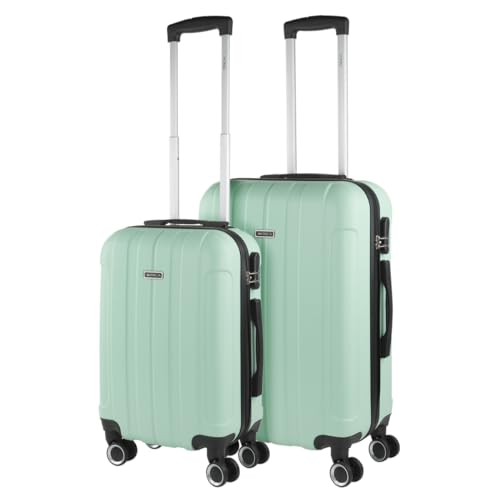 ITACA - Maletas de Viaje Rígidas ABS - Maleta de Viaje Cabina, Maleta Mediana y Maleta Grande - ASA Telescópica, 4 Ruedas Giratorias y Candado de Combinación, Menta ITACA - Maletas de Viaje Rígidas ABS - Maleta de Viaje Cabina, Maleta Mediana y Maleta Grande - ASA Telescópica, 4 Ruedas Giratorias y Candado de Combinación, Menta von ITACA