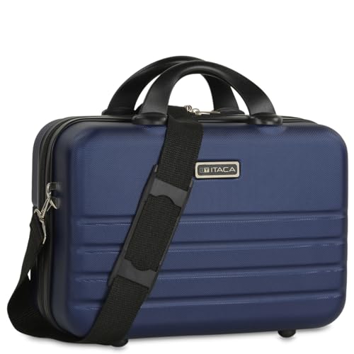 ITACA - Kosmetikkoffer Hartschale Groß, Beautycase Damen, Trolley & Handgepäck Koffer: Beauty Case Hartschale, Kosmetik Koffer, Kosmetiktasche Groß - Ideal für Reisen!, Marine Blau ITACA - Kosmetikkoffer Hartschale Groß, Beautycase Damen, Trolley & Handgepäck Koffer: Beauty Case Hartschale, Kosmetik Koffer, Kosmetiktasche Groß - Ideal für Reisen!, Marine Blau von ITACA