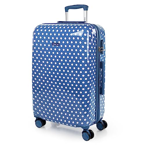 ITACA - Koffer Kinder Mädchen. Reisekoffer Kinder Polycarbonat Koffer Kinder Kinderkoffer Mädchen - Kinder Koffer mit Integriertes Zahlenschloss - 4 Rädrig Kinder Reisekoffer, Blau ITACA - Koffer Kinder Mädchen. Reisekoffer Kinder Polycarbonat Koffer Kinder Kinderkoffer Mädchen - Kinder Koffer mit Integriertes Zahlenschloss - 4 Rädrig Kinder Reisekoffer, Blau von ITACA