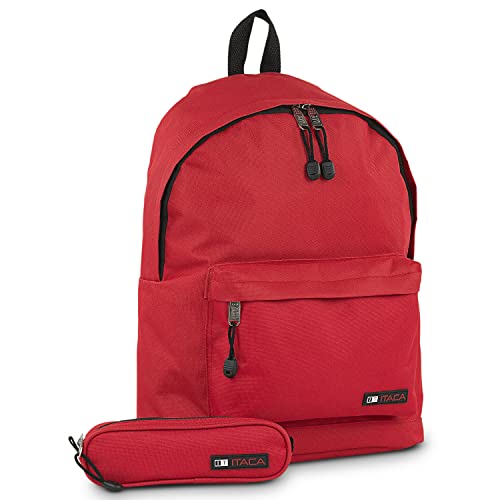 ITACA - Backpack - Rucksack. Rucksäcke für Schule, Arbeit & Freizeit - Rucksack Wasserdicht. Entdecken Sie unsere vielfältige Auswahl an Wasserdichten Daypacks. Rucksäcke, Rot ITACA - Backpack - Rucksack. Rucksäcke für Schule, Arbeit & Freizeit - Rucksack Wasserdicht. Entdecken Sie unsere vielfältige Auswahl an Wasserdichten Daypacks. Rucksäcke, Rot von ITACA