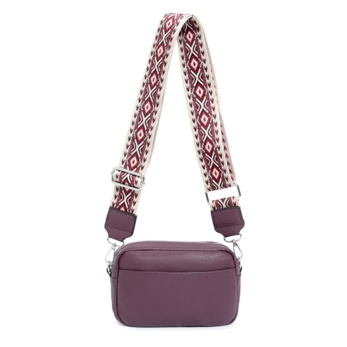 Damen Tasche Gürteltasche Brusttasche Umhängetasche Schultertasche Bauchtasche Crossbody Bag Hüfttasche Handtasche Abendtasche Kunstelder Bordo Damen Tasche Gürteltasche Brusttasche Umhängetasche Schultertasche Bauchtasche Crossbody Bag Hüfttasche Handtasche Abendtasche Kunstelder Bordo von ITALYSHOP24