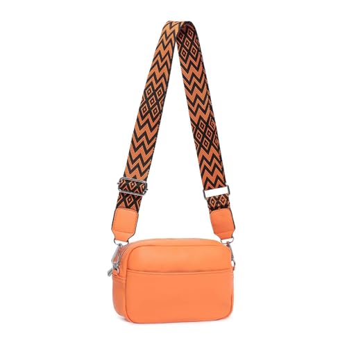 Damen Tasche Gürteltasche Brusttasche Umhängetasche Schultertasche Bauchtasche Crossbody Bag Hüfttasche Handtasche Abendtasche Kunstelder Orange Damen Tasche Gürteltasche Brusttasche Umhängetasche Schultertasche Bauchtasche Crossbody Bag Hüfttasche Handtasche Abendtasche Kunstelder Orange von ITALYSHOP24