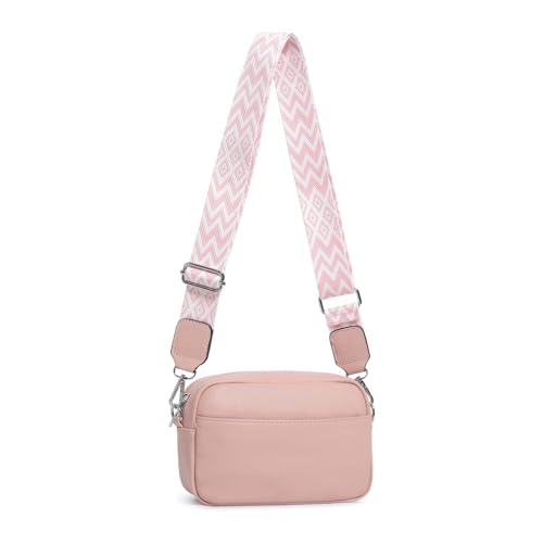 Damen Tasche Gürteltasche Brusttasche Umhängetasche Schultertasche Bauchtasche Crossbody Bag Hüfttasche Handtasche Abendtasche Kunstelder Rosa Damen Tasche Gürteltasche Brusttasche Umhängetasche Schultertasche Bauchtasche Crossbody Bag Hüfttasche Handtasche Abendtasche Kunstelder Rosa von ITALYSHOP24