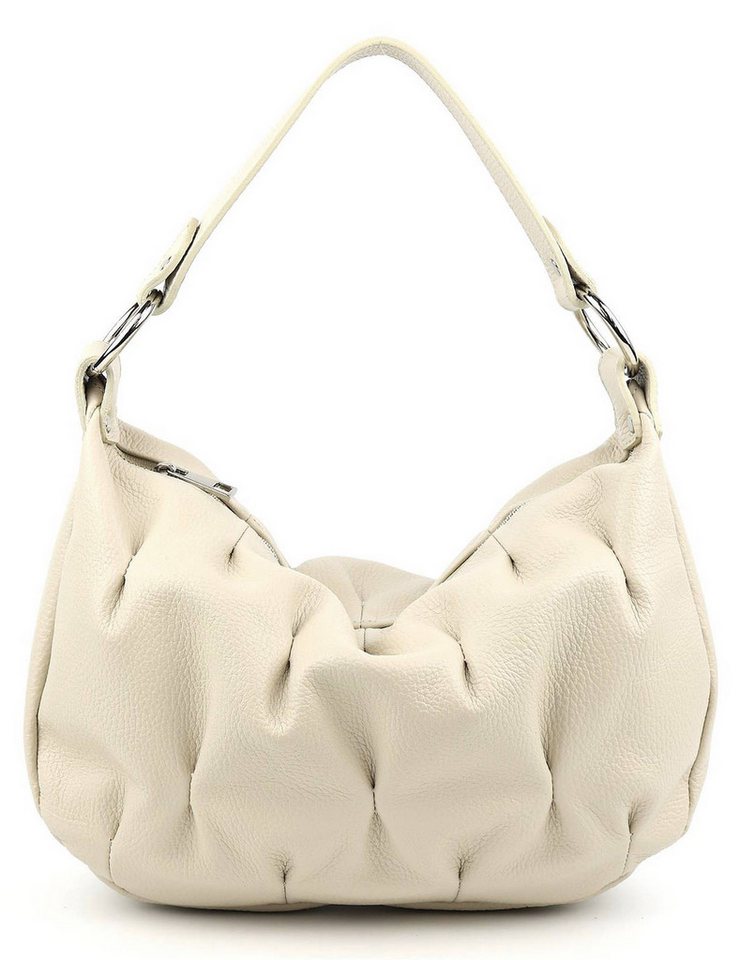 ITALYSHOP24 Schultertasche MADE IN ITALY Damen Nappa Leder Hobo Body Bag Shopper Umhängetasche, Brusttasche Cross Over Body Bag für Freizeit Abend Reise Sport Urlaub von ITALYSHOP24