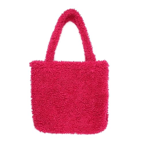 Made in Italy Damen Teddyfell Tasche Shopper Tote Bag Handtasche Plüsch Schultertasche Teddytasche Pelz Damentasche Felltasche Wintertasche Pink Made in Italy Damen Teddyfell Tasche Shopper Tote Bag Handtasche Plüsch Schultertasche Teddytasche Pelz Damentasche Felltasche Wintertasche Pink von ITALYSHOP24