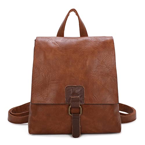 OBC Damen Rucksack Tasche Crossbody Handtasche Messenger Schultertasche Umhängetasche Shopper Vintage Kuriertasche Überschlagtasche Leder Optik Cognac OBC Damen Rucksack Tasche Crossbody Handtasche Messenger Schultertasche Umhängetasche Shopper Vintage Kuriertasche Überschlagtasche Leder Optik Cognac von ITALYSHOP24