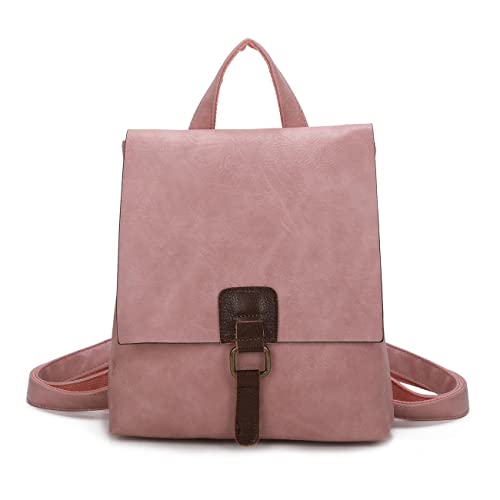 OBC Damen Rucksack Tasche Crossbody Handtasche Messenger Schultertasche Umhängetasche Shopper Vintage Kuriertasche Überschlagtasche Leder Optik Rosa OBC Damen Rucksack Tasche Crossbody Handtasche Messenger Schultertasche Umhängetasche Shopper Vintage Kuriertasche Überschlagtasche Leder Optik Rosa von ITALYSHOP24