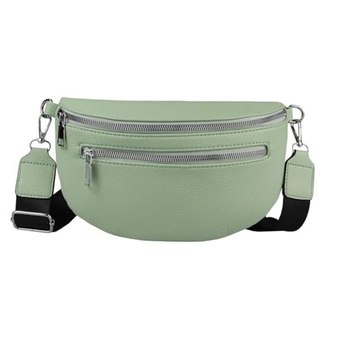 OBC Damen Tasche Gürteltasche Crossbody Leder Optik Hüfttasche Bauchtasche Umhängetasche Cross-Over Bodybag Schultertasche Handytasche Leder Optik Mint OBC Damen Tasche Gürteltasche Crossbody Leder Optik Hüfttasche Bauchtasche Umhängetasche Cross-Over Bodybag Schultertasche Handytasche Leder Optik Mint von ITALYSHOP24