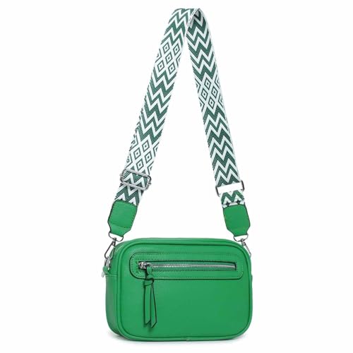 OBC Damen Tasche Umhängetasche Brusttasche Cross Over Body Bag Gürteltasche Schultertasche Bauchtasche Hüfttasche Abend Freizeit Reise Leder Optik Grün OBC Damen Tasche Umhängetasche Brusttasche Cross Over Body Bag Gürteltasche Schultertasche Bauchtasche Hüfttasche Abend Freizeit Reise Leder Optik Grün von ITALYSHOP24