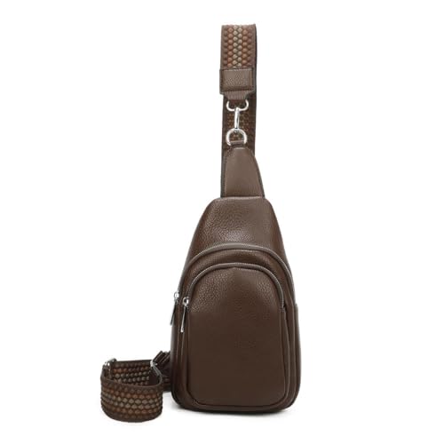 OBC Unisex Crossbody Bodybag Sling Tasche Rucksack Crossover Schultertasche Brusttasche Umhängetasche Bag Damen Herren Schokobraun OBC Unisex Crossbody Bodybag Sling Tasche Rucksack Crossover Schultertasche Brusttasche Umhängetasche Bag Damen Herren Schokobraun von ITALYSHOP24