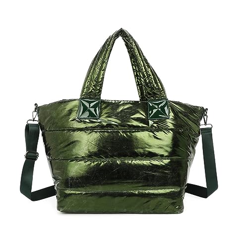 OBC XXL Damen Tasche Nylontasche Shopper Schultertasche Umhängetasche Beuteltasche Handtasche Weekender Reisetasche Shopping Bag Grün OBC XXL Damen Tasche Nylontasche Shopper Schultertasche Umhängetasche Beuteltasche Handtasche Weekender Reisetasche Shopping Bag Grün von ITALYSHOP24