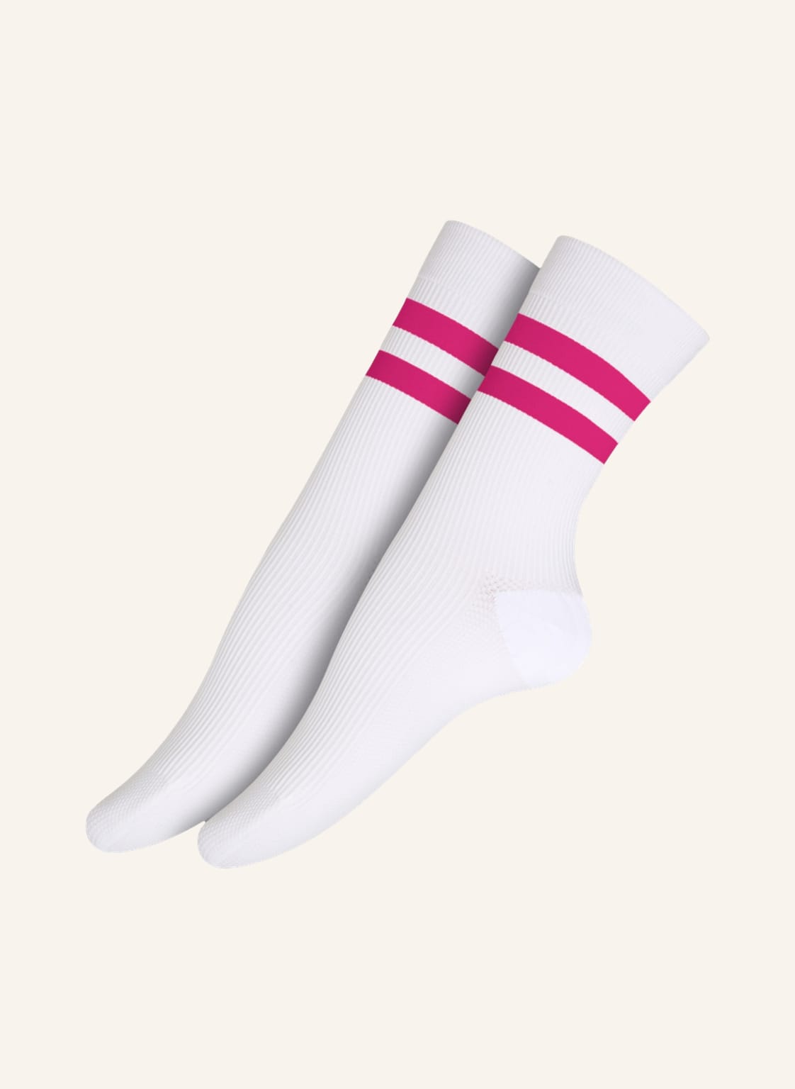 Item m6 2er-Pack Socken Sneaker Cotton Conscious Ribbed Mit Kompression pink von ITEM m6