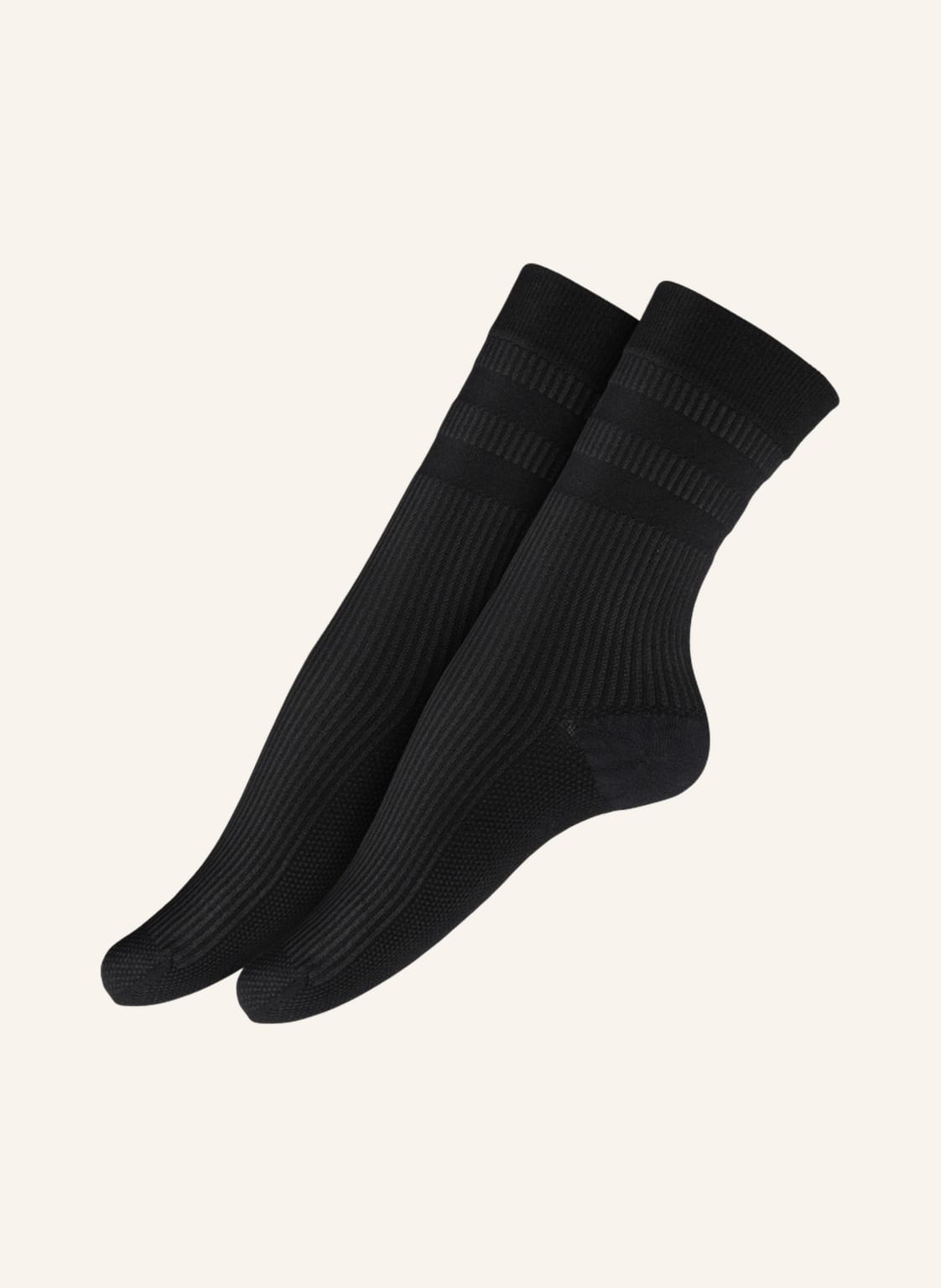 Item m6 2er-Pack Socken Sneaker Cotton Conscious Ribbed Mit Kompression schwarz Item m6 2er-Pack Socken Sneaker Cotton Conscious Ribbed Mit Kompression schwarz von ITEM m6