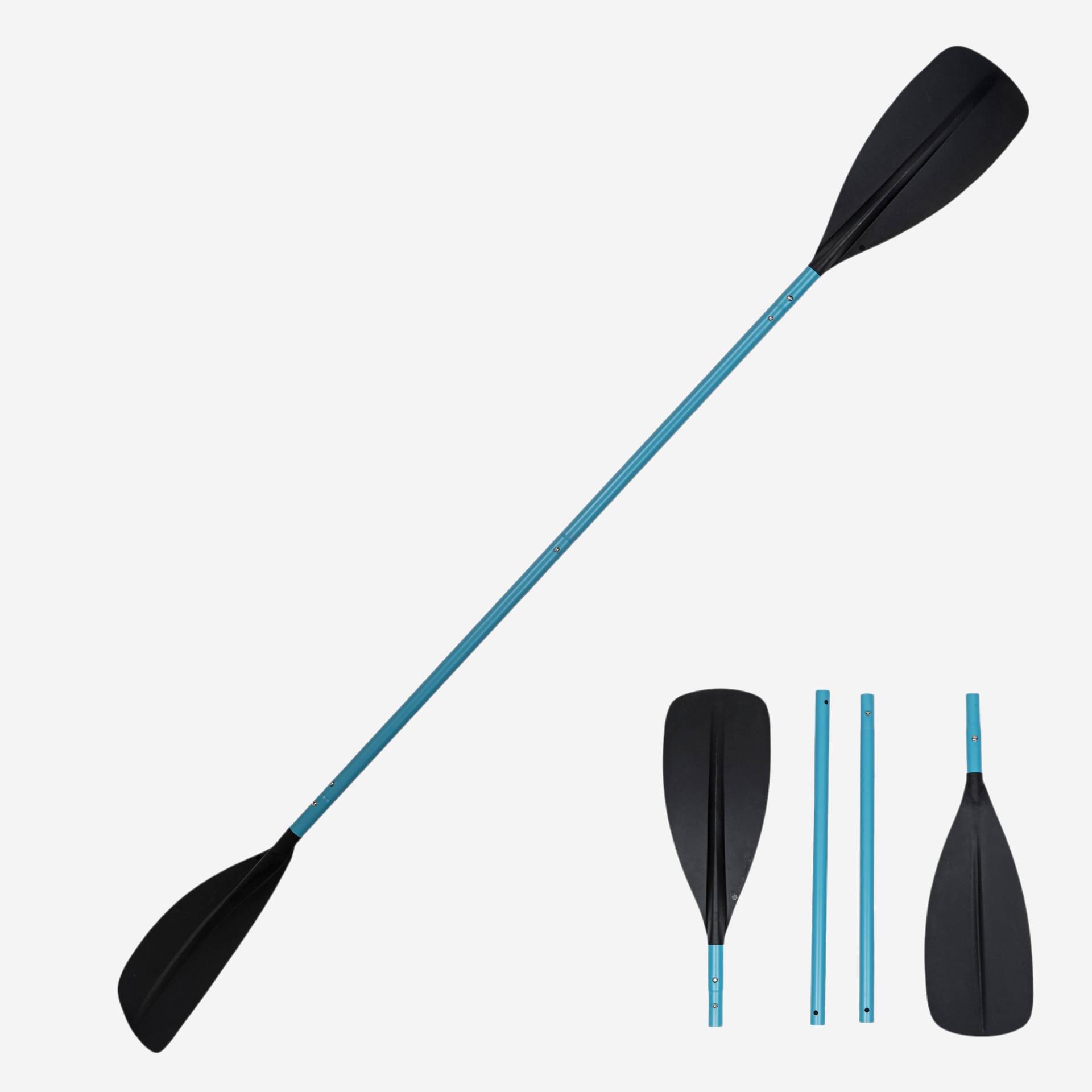 Kajak-Paddel 4-teilig 215 cm - 100 blau Kajak-Paddel 4-teilig 215 cm - 100 blau von ITIWIT