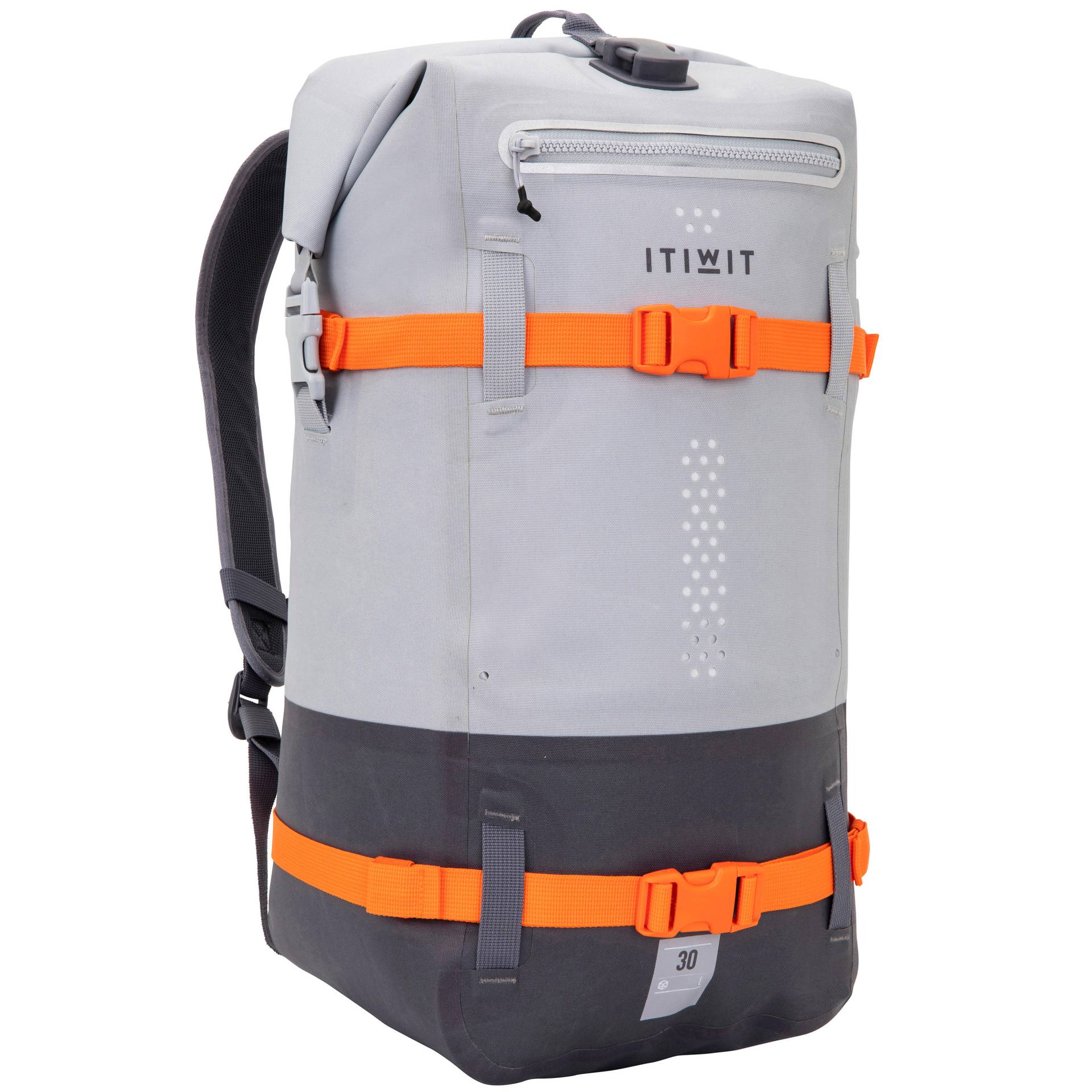 Wasserfester Rucksack 30 L - grau von ITIWIT