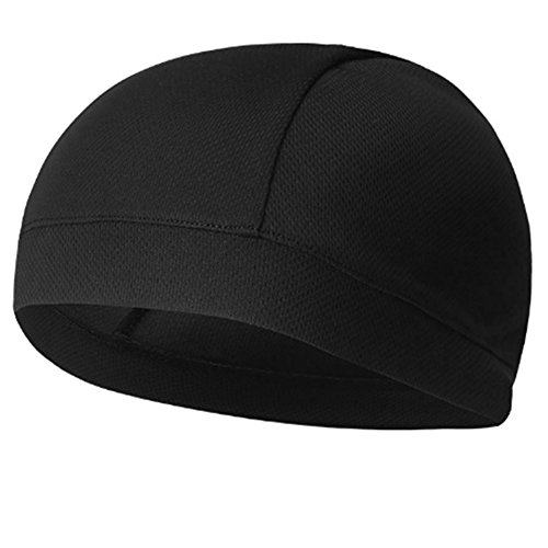 ITODA Skullcap Sporthut Skully Helm Flexibel Unisex Mütze Kappe Schnell Trockned Atmungsaktiv Fahrrad Cap für Damen und Herren Radfahren Laufen Jogging Wandern Tennis Outdoor Hut One Size Schwarz ITODA Skullcap Sporthut Skully Helm Flexibel Unisex Mütze Kappe Schnell Trockned Atmungsaktiv Fahrrad Cap für Damen und Herren Radfahren Laufen Jogging Wandern Tennis Outdoor Hut One Size Schwarz von ITODA