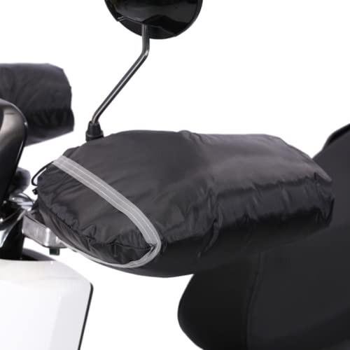 Lenker Handshuhe Warm Lenkerstulpen Universal Lenkerhandschuhe Wasserdicht Handwärmer Verdickt Plüschfutter Lenkermuffen Thermo Griffpolster Fahrrad Scooter Winterhandschuhe Radfahrer Motorräder von ITODA