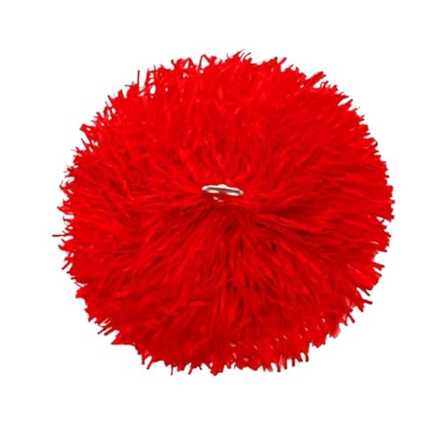 ITTRUH Anfeuerungs-Requisiten, Cheerleader-Pompons, 1 Paar Pompons for Cheerleading-Blumenbälle, praktisches Cheerleading, geeignet for Tanzsportspiele(Red) von ITTRUH