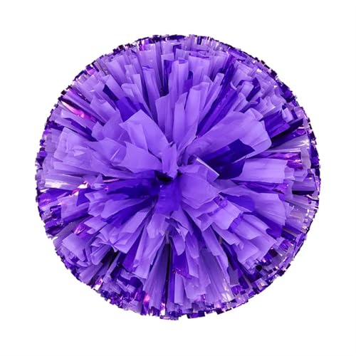 ITTRUH Cheerleading-Requisiten, Cheerleader-Pompons, Bunte Cheerleading-Pompons, Finger-Cheerballs, Tanz-Cheerleading-Zubehör(Purple) von ITTRUH