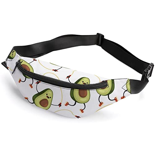 Springseil Avocado Hug Me Bulldog Fanny Pack, Sportgürteltasche für Erwachsene und Kinder für Männer und Frauen Springseil Avocado Hug Me Bulldog Fanny Pack, Sportgürteltasche für Erwachsene und Kinder für Männer und Frauen von IUBBKI