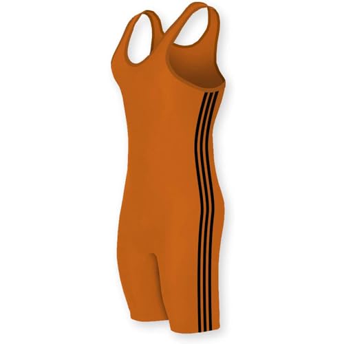 IUERVPS Einfarbige Wrestling-Singlets Triathlon-Radsport-Bodysuit Iron Bademode Fitnessstudio Sport Fitness Bike Skinsuit Ärmellose Laufbekleidung(3,XXL) von IUERVPS