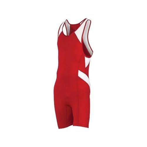 IUERVPS Wrestling Singlet Bodysuit Leotard Outfit Unterwäsche Gym Powerlifting Kleidung Schwimmen Laufen Skinsuit(4,5XL) von IUERVPS