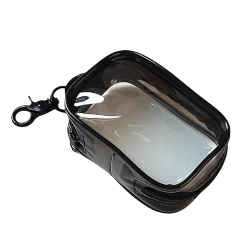 IUYQY 1 x Schutzhülle für Datenkabel, rund, Headset, Datenkabel, tragbarer Reise-Organizer, transparente Tasche, Outdoor-Aufbewahrungsbox von IUYQY