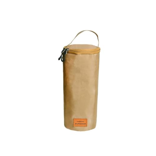 IUYQY Propan-Tankabdeckung, tragbare Gastank-Tragetasche, mit Schultergurt, kleine Tasche, multifunktionaler Zylinder-Propan für 0,5 kg, khaki, L von IUYQY