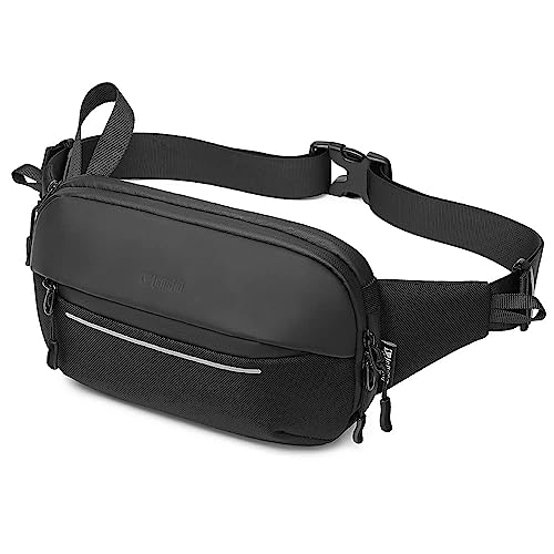 Crossbody-Gürteltasche für Damen und Herren, mit mehreren Taschen, für Reisen, Wandern, Laufen, Wandern, Radfahren, Workout, modische Brieftaschen, Hüfttasche, passend für alle Handys, Schwarz, Small, Crossbody-Gürteltasche für Damen und Herren, mit mehreren Taschen, für Reisen, Wandern, Laufen, Wandern, Radfahren, Workout, modische Brieftaschen, Hüfttasche, passend für alle Handys, Schwarz, Small, von IVESIGN