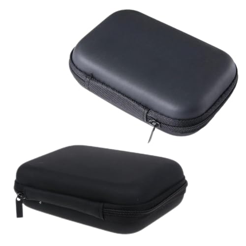 IWOMA Digital-Multimeter-Tasche, schwarz, EVA-Hartschalenkoffer, Aufbewahrung, wasserdicht, stoßfest, Tragetasche mit Netztasche zum Schutz der Schutzhülle von IWOMA