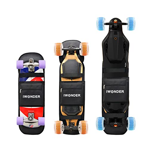 IWONDER Elektrischer Skateboard-Rucksack, Normale Skateboard-Tasche, verstellbare Schulter, Faltbarer Träger, Reiserucksack, von IWONDER