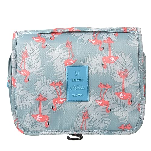 IWOWHERO 1 Stück Tragbarer Reise Waschbeutel Make Up Taschen Aufbewahrungshalter Praktische Kulturtasche Für Reisen Kosmetik Und Pflegeprodukte Ideal Für Damen von IWOWHERO