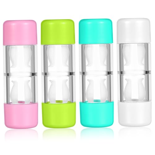 IWOWHERO 4er Set RGP Kontaktlinsenbox Für Harte Linsen Schutzbox Für Kontaktlinsen Praktische Aufbewahrung Pink Und Ideal Für Reisen Und Unterwegs IWOWHERO 4er Set RGP Kontaktlinsenbox Für Harte Linsen Schutzbox Für Kontaktlinsen Praktische Aufbewahrung Pink Und Ideal Für Reisen Und Unterwegs von IWOWHERO