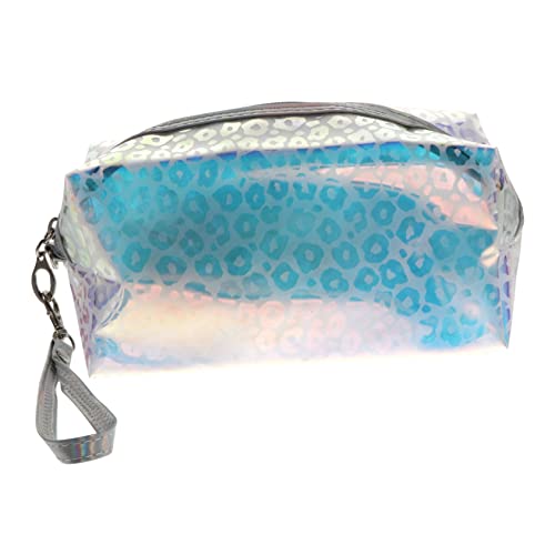 IWOWHERO Aufbewahrungstasche Handtaschen-Organizer tragbarer Kulturbeutel Make-up-Gadgets transparente Schminktasche Kosmetiktasche Cosmetic Bag Waschbeutel Waschtasche fürs Badezimmer PVC von IWOWHERO