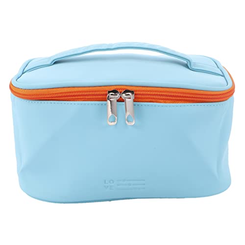 IWOWHERO Damen Make Up Tasche wasserdichte Kosmetiktasche Stilvollem Design Vielseitig Einsetzbar Ideal Für Reisen Oder Zu Hause Transparentes Fach Für Einfache Organisation 1 Stück von IWOWHERO