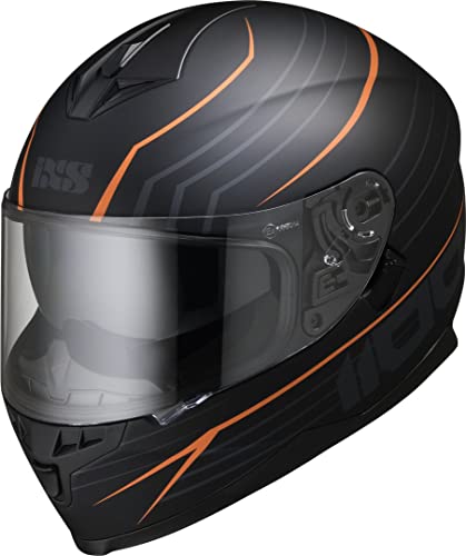 IXS 1100 2.1 Helm, schwarz/orange, XS (53/54) von IXS