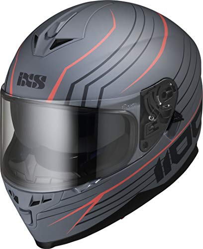 IXS 1100 2.1 Helm (Gray/Red,XS (53/54)) von IXS