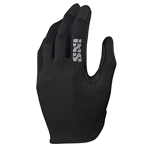 IXS Carve Digger Gloves Schwarz - Ergonomische robuste MTB Handschuhe, Größe L - Farbe Black von IXS