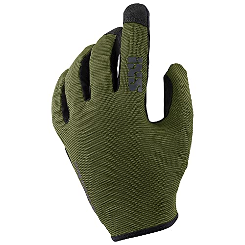 IXS Carve Fahrradhandschuhe für Erwachsene, Unisex, Olive, XL von IXS