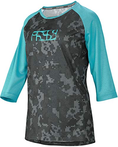 IXS Carve Women Jersey Lagoon camo 44 Unterhemd, blau von IXS