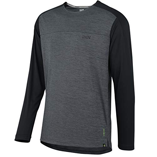 IXS Flow X Langärmliges Jersey Graphit-Solid Black XXL IXS Flow X Langärmliges Jersey Graphit-Solid Black XXL von IXS