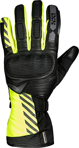 IXS Glasgow-ST 2.0 Motorradhandschuhe, schwarz/gelb, M von IXS