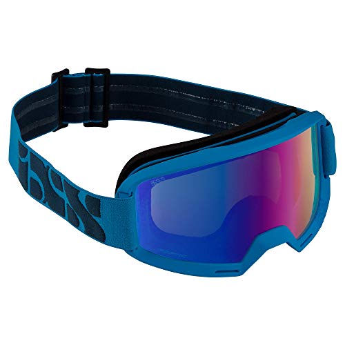 IXS Goggle Hack Racing Blue/Mirror Cobalt Sonnenbrille, blau, Einheitsgröße von IXS