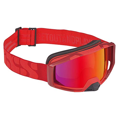 IXS Goggle Trigger Racing Red/Mirror Crimson Brille, rot, Einheitsgröße IXS Goggle Trigger Racing Red/Mirror Crimson Brille, rot, Einheitsgröße von IXS