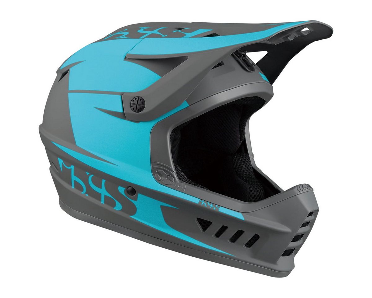 IXS Motocrosshelm iXS XACT Evo Fullface-Helm - Lagoon / Graphite 49 - 52 cm von IXS