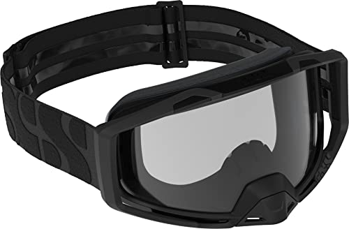 IXS Mountainbike Brille Goggle Clear Lens Low Profile, Schwarz, IX-GOG-9122 von IXS