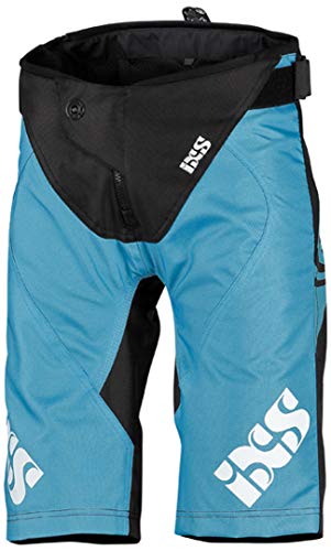IXS Unisex-Erwachsene Race Kids Shorts Brisk Blue-Black KL (152) Hose, blau, L von IXS