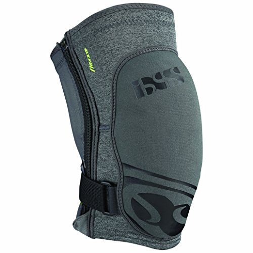 iXS Sports Division Flow Zip Knee pad Knieprotektor, Grey, XL von IXS