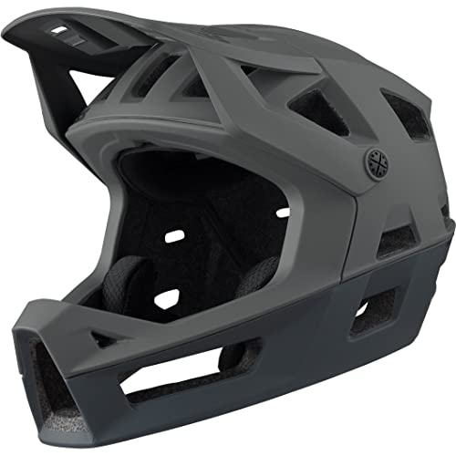 IXS Trigger FF Integralhelm, MTB, Erwachsene, Unisex, Graphit, SM (54 – 58 cm) von IXS